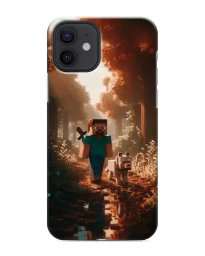 Чохол для iPhone 12 з картинкою «Стів у лісі» Чохол для iPhone 12 з картинкою «Стів у лісі»
