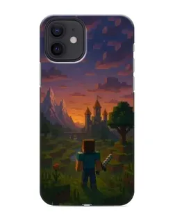 Чохол для iPhone 12 з картинкою «Стів біля вежі»