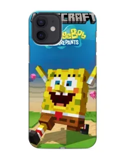 Чохол для iPhone 12 з картинкою «Губка Боб Minecraft» Чохол для iPhone 12 з картинкою «Губка Боб Minecraft»