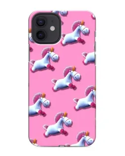 Чохол для iPhone 12 з картинкою «Єдинороги на рожевому» Чохол для iPhone 12 з картинкою «Єдинороги на рожевому»