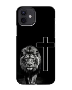 Чохол для iPhone 12 з картинкою «Лев та Хрест»