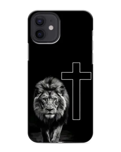 Чохол для iPhone 12 з картинкою «Лев та Хрест»