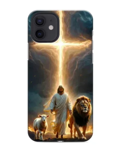Чохол для iPhone 12 з картинкою «Лев Юди та Світло»