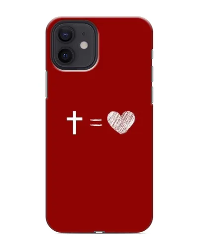 Чехол для iPhone 12 с картинкой «Уравнение любви» Чехол для iPhone 12 с картинкой «Уравнение любви»