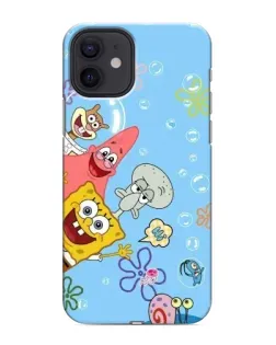 Чехол для iPhone 12 с картинкой «Веселые пузырьки»