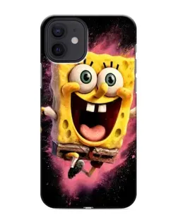 Чехол для iPhone 12 с картинкой «Взрывной Спанч Боб»