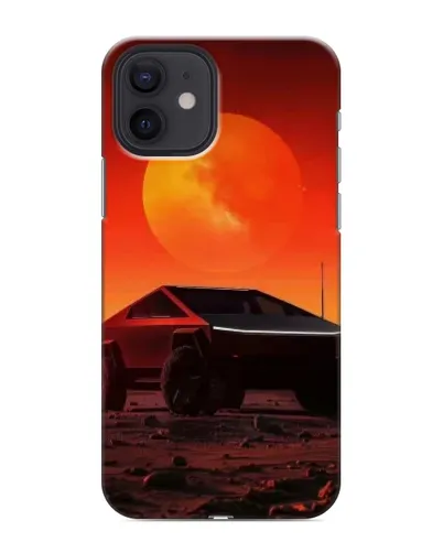 Чохол для iPhone 12 з картинкою «Cybertruck на Марсі»