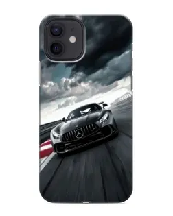 Чохол для iPhone 12 з картинкою «Гоночний Mercedes AMG»