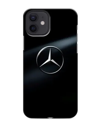 Чехол для iPhone 12 с картинкой «Mercedes на металле» Чехол для iPhone 12 с картинкой «Mercedes на металле»
