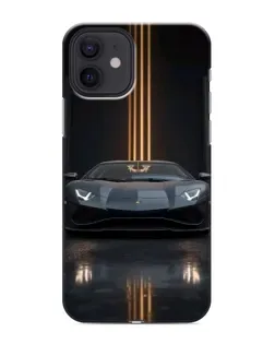 Чохол для iPhone 12 з картинкою «Lamborghini золоті лінії» Чохол для iPhone 12 з картинкою «Lamborghini золоті лінії»