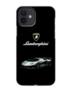 Чохол для iPhone 12 з картинкою «Логотип Lamborghini класика»