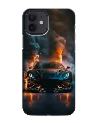 Чохол для iPhone 12 з картинкою «Lamborghini димна естетика»