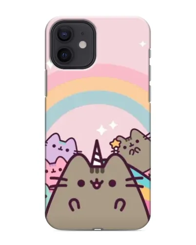 Чехол для iPhone 12 с картинкой «Единорог Pusheen»