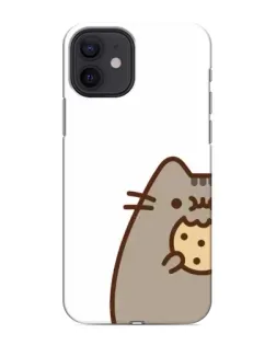 Чехол для iPhone 12 с картинкой «Пушин с печеньем»