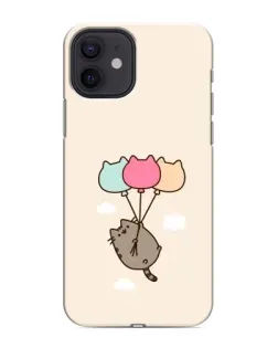 Чехол для iPhone 12 с картинкой «Пушин на шариках»