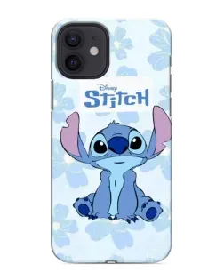 Чехол для iPhone 12 с картинкой «Stitch среди цветов»