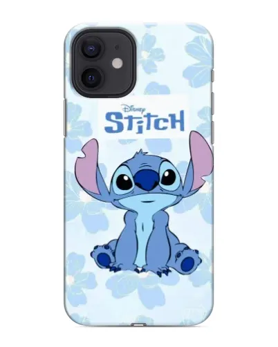 Чехол для iPhone 12 с картинкой «Stitch среди цветов»