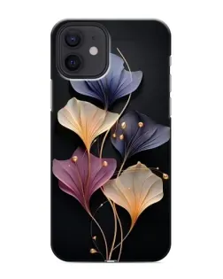 Чохол для iPhone 12 з картинкою «Лілові квіти грації»