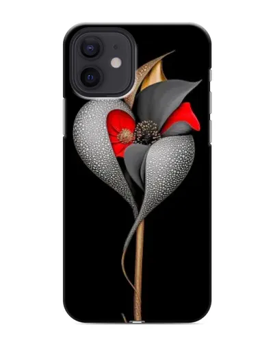 Чохол для iPhone 12 з картинкою «Срібна фантазійна квітка» Чохол для iPhone 12 з картинкою «Срібна фантазійна квітка»