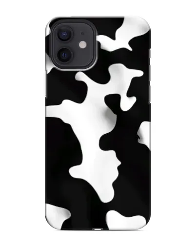 Чохол для iPhone 12 з картинкою «Чорно-біла пляма»