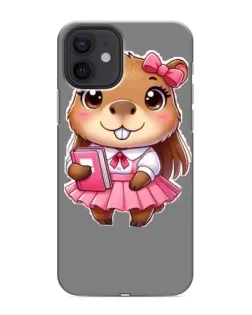 Чохол для iPhone 12 з картинкою «Дівчинка капібара»