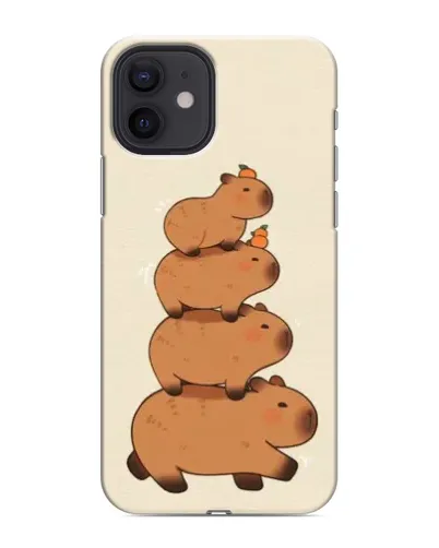 Чохол для iPhone 12 з картинкою «Вежа з капібар» Чохол для iPhone 12 з картинкою «Вежа з капібар»