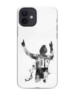 Чохол для iPhone 12 з картинкою «Чорно-білий силует Мессі» Чохол для iPhone 12 з картинкою «Чорно-білий силует Мессі»