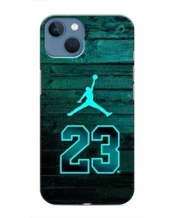 Чохол для iPhone 13 Mini з картинкою «Jordan Cyan 23»