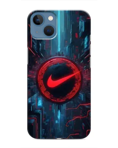 Чехол для iPhone 13 Mini с картинкой «Техногенный стиль Nike» Чехол для iPhone 13 Mini с картинкой «Техногенный стиль Nike»