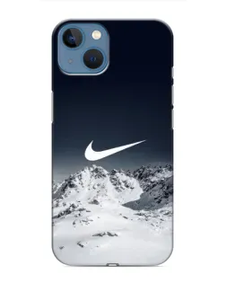 Чехол для iPhone 13 Mini с картинкой «Nike — зимние горы»