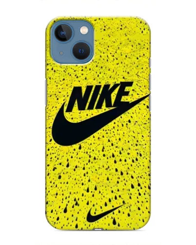 Чехол для iPhone 13 Mini с картинкой «Желтый текстурный Nike» Чехол для iPhone 13 Mini с картинкой «Желтый текстурный Nike»