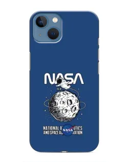 Чехол для iPhone 13 Mini с картинкой «NASA — лунная миссия»