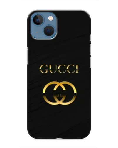 Чехол для iPhone 13 Mini с картинкой «Золотой логотип Gucci» Чехол для iPhone 13 Mini с картинкой «Золотой логотип Gucci»