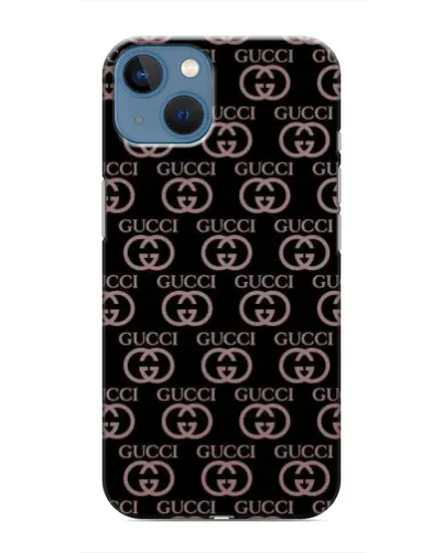 Чехол для iPhone 13 Mini с картинкой «Классическая монограмма Gucci» Чехол для iPhone 13 Mini с картинкой «Классическая монограмма Gucci»