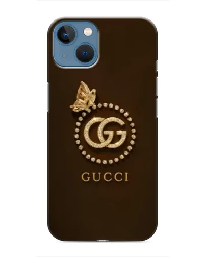 Чехол для iPhone 13 Mini с картинкой «Gucci — золотая бабочка» Чехол для iPhone 13 Mini с картинкой «Gucci — золотая бабочка»