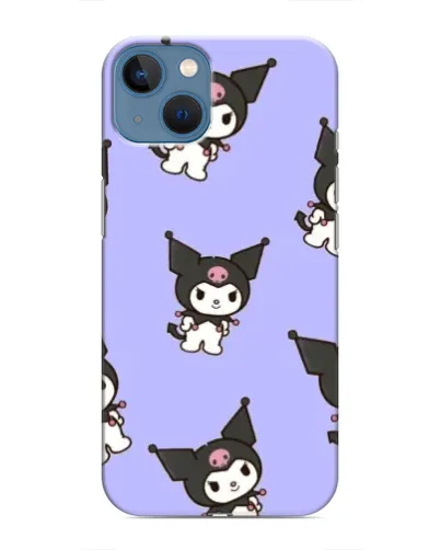 Чехол для iPhone 13 Mini с картинкой «Паттерн с Kuromi» Чехол для iPhone 13 Mini с картинкой «Паттерн с Kuromi»