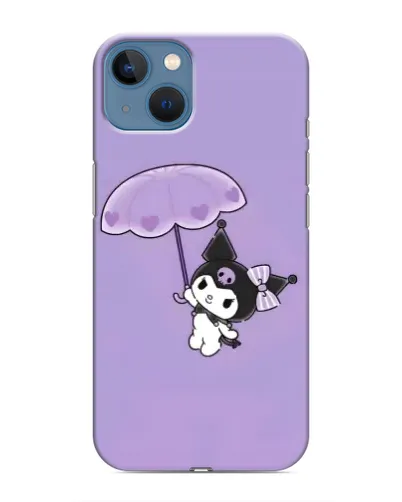 Чехол для iPhone 13 Mini с картинкой «Kuromi с зонтиком» Чехол для iPhone 13 Mini с картинкой «Kuromi с зонтиком»