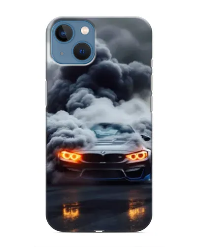 Чехол для iPhone 13 Mini с картинкой «BMW в дыму» Чехол для iPhone 13 Mini с картинкой «BMW в дыму»