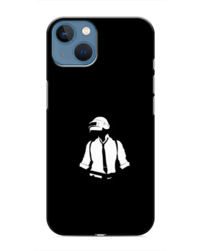 Чохол для iPhone 13 Mini з картинкою «PUBG — білий шолом»