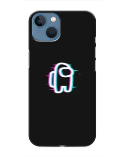 Чехол для iPhone 13 Mini с картинкой «Among Us неон»