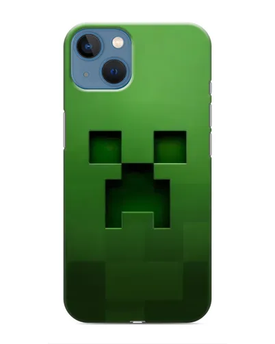 Чехол для iPhone 13 Mini с картинкой «Крипер микро-дизайн» Чехол для iPhone 13 Mini с картинкой «Крипер микро-дизайн»