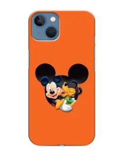 Чехол для iPhone 13 Mini с картинкой «Сердце Микки Минни»