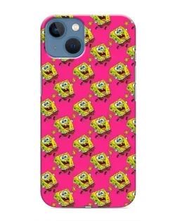 Чехол для iPhone 13 Mini с картинкой «Розовый паттерн»