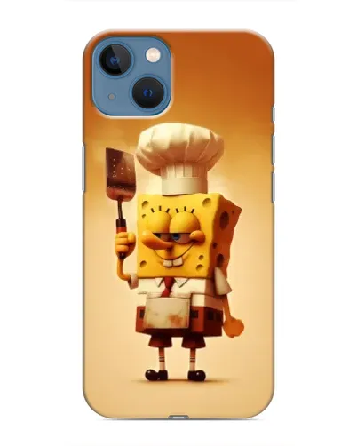 Чехол для iPhone 13 Mini с картинкой «Губка Боб повар» Чехол для iPhone 13 Mini с картинкой «Губка Боб повар»