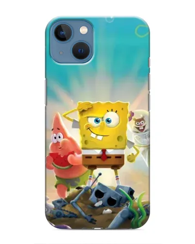 Чехол для iPhone 13 Mini с картинкой «Спанч Боб победитель» Чехол для iPhone 13 Mini с картинкой «Спанч Боб победитель»