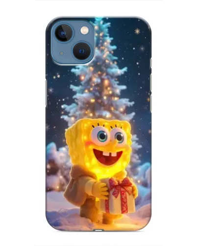 Чехол для iPhone 13 Mini с картинкой «Рождественский Спанч Боб» Чехол для iPhone 13 Mini с картинкой «Рождественский Спанч Боб»