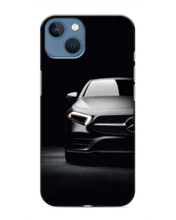 Чехол для iPhone 13 Mini с картинкой «Свет фар Mercedes»