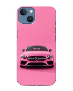 Чехол для iPhone 13 Mini с картинкой «Розовый Mercedes AMG»