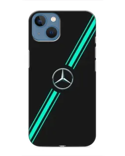 Чехол для iPhone 13 Mini с картинкой «Спортивные линии Mercedes»