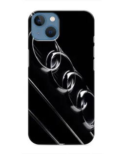 Чохол для iPhone 13 Mini з картинкою «Audi — абстрактні кільця»